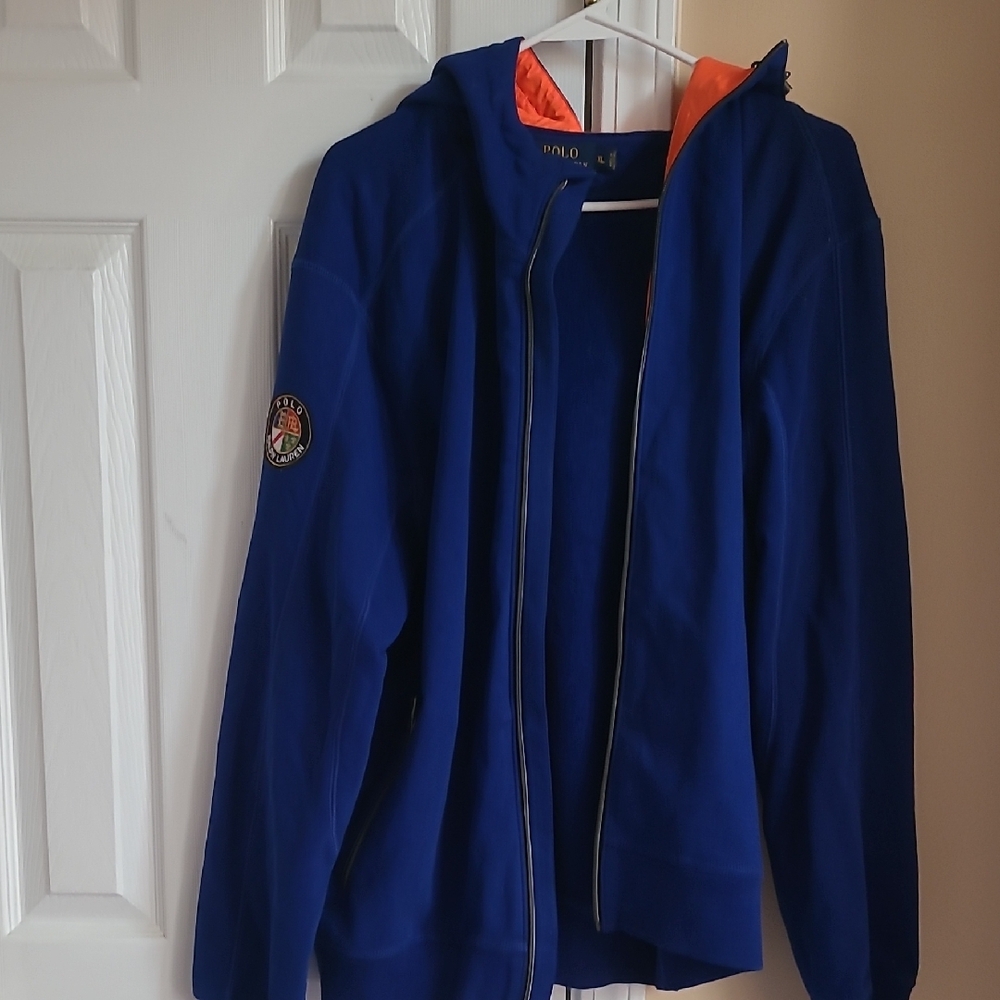 Polo by Ralph Lauren Blue and Orange Men's Jacket